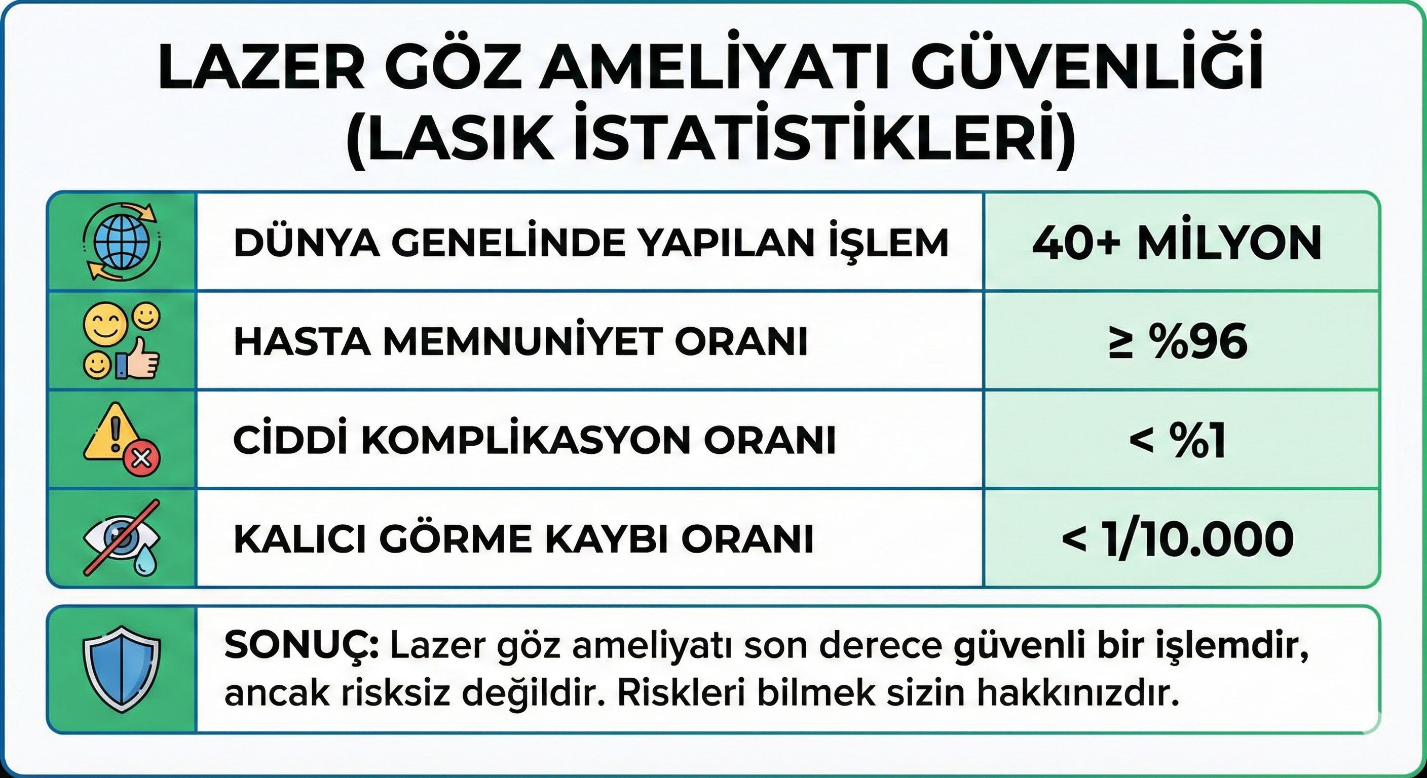Lazer Göz Ameliyatı Güvenliği